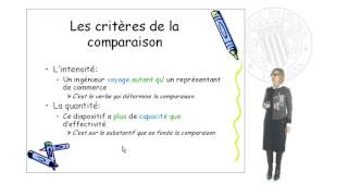 Expression de la comparaison | | UPV