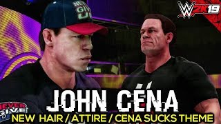Wwe 2K19 John Cena New Updated Hair, Attire & Custom Gfx Pc Mods