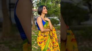 Nabha Natesh Looking Beautiful In Saree