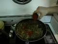 Stuffed Green Bell Peppers Recipe : Adding Tomato Sauce To Stuffed Green Peppers