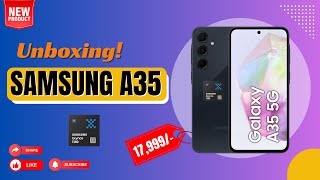 Samsung Galaxy A35 5G Unboxing & First Look The Exynos 1380 Experience Sleek Design And Features