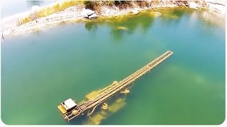 Phantom Drone Flies Over Flooded Quarry | Finds Buried Treasure Phantom Drone Flies Over Flooded Quarry | Finds Buried Treasure