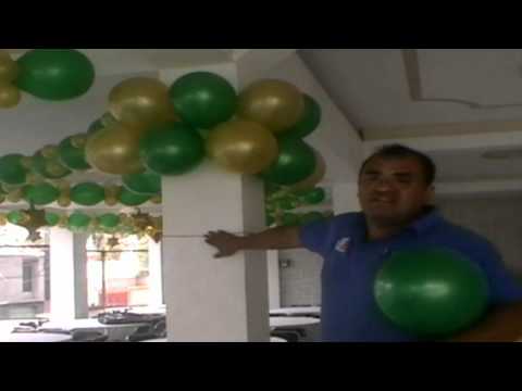 Download DECORACION CON GLOBOS COMO CUBRIR COLUMNAS CON GLOBO