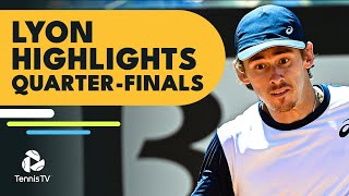 Norrie Takes On Baez; De Minaur, Rune & Molcan All In Action | Lyon 2022 Highlights Quarter-Finals
