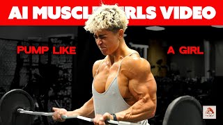 Ai Muscle Girl - Pump It Up Girl
