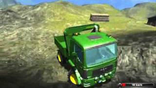 off-road vehicles, M.A.N, John_Deere-Servicetruck, Landwirtschaft-simulator_2011, 4x4, high rev engine, video game, offroad, gaming