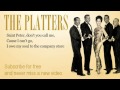 The Platters - Sixteen Tons - Lyrics