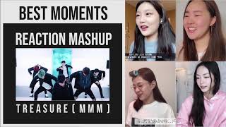 Treasure - 음 Mmm - Reaction Grils Mashup Lol