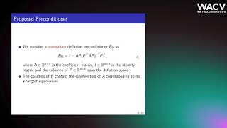 762 - A Deflation Based Fast And Robust Preconditioner For Bundle Adjustment