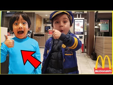 I Mailed Myself to Ryan ToysReview and it worked | McDonald's Happy Meal mukbang
