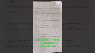Pgdcadca Ms Access Important Question