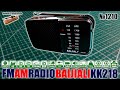 Портативный недорогой FM AM радиоприемник BAIJIALI KK218
