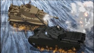 BEST TANK FIRE SCENE 3 Ver.2018 (Girls und Panzer Movie Final battle)