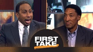 Scottie Pippen says LeBron James has surpassed Michael Jordan 'in many ways' | First Take | ESPN Scottie Pippen says LeBron James has surpassed Michael Jordan 'in many ways' | First Take | ESPN