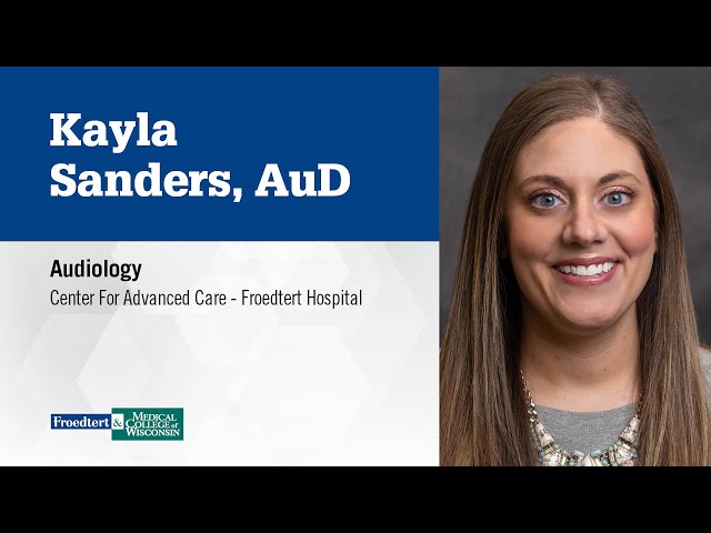 Watch Kayla Sanders, audiologist on YouTube.