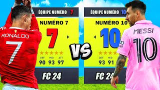 Numéro 10 Vs Numéro 7 Sur Ea Sport Fc (Le Duel Final Entre Ronaldo Et  Messi)