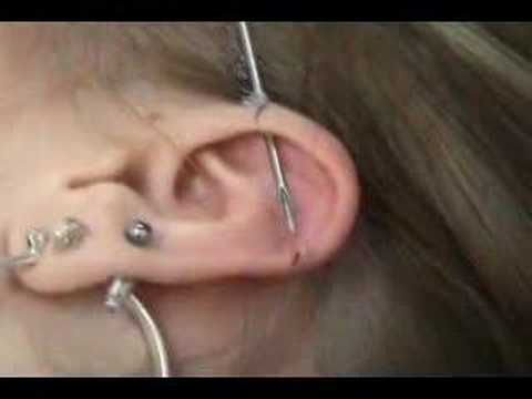 Industrial Ear Body Piercing