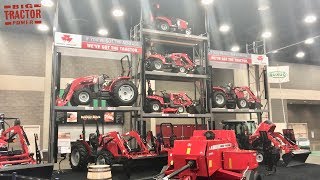 30ft Tall Tower of Massey Ferguson Tractors at the 2019 National Farm Machinery 