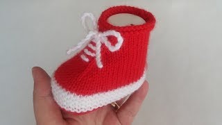 Yeni̇ Doğan Bebek Pati̇ği̇ Yapilişi Çok Kolay Bebek Pati̇ği̇ Modeli̇ Yapimi Converse Pati̇k Modeli̇