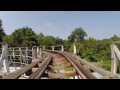 Big Dipper Wooden Roller Coaster POV Classic Woodie Camden Park West Virginia