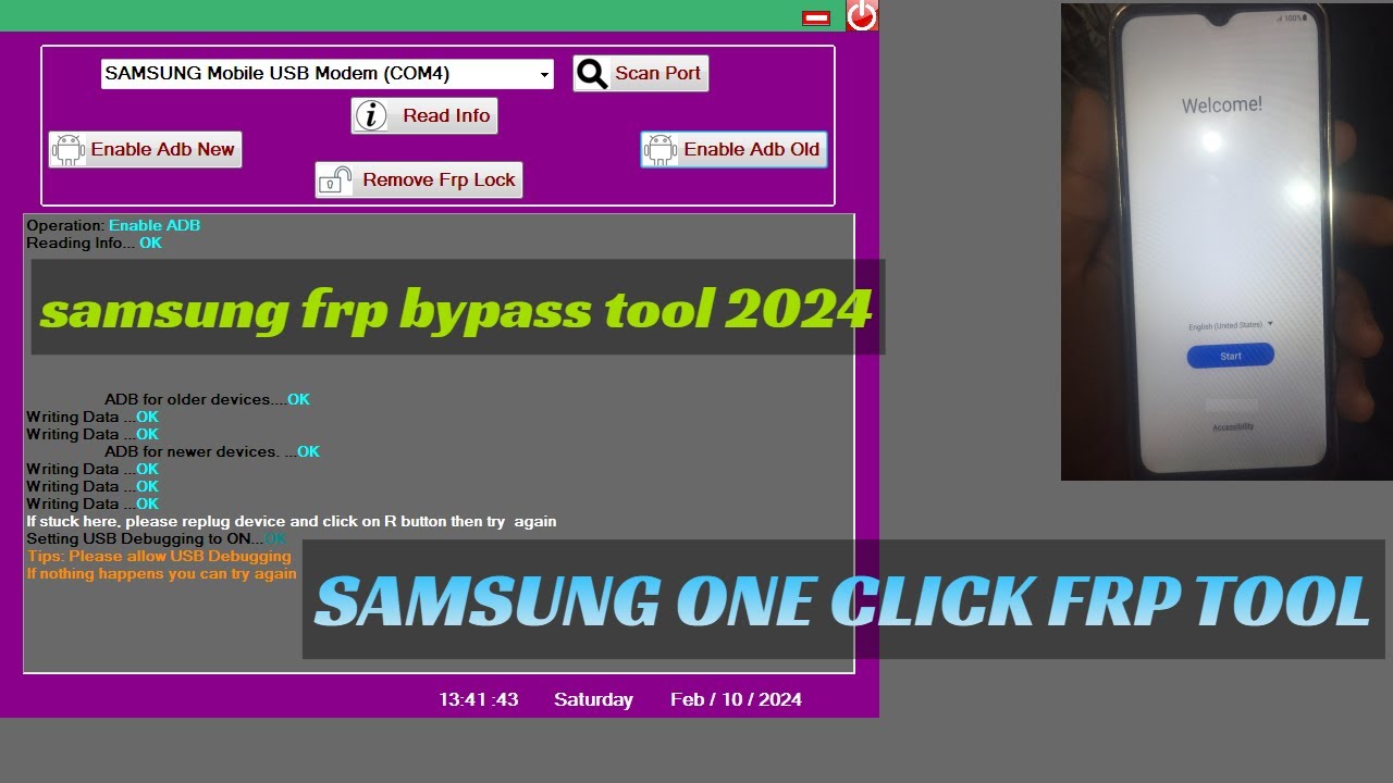 SAMSUNG FRP ENABLE ADB TOOL | Samsung QUALCOM FRP SAMSUNG FRP ENABLE ADB TOOL | Samsung QUALCOM FRP
