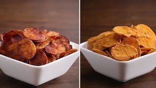 Baked Potato Chips 4 Ways Baked Potato Chips 4 Ways