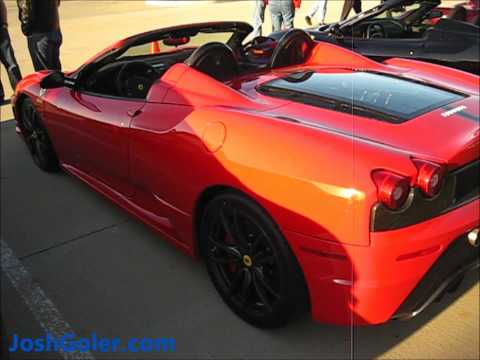 Ferrari F430 Scuderia Spider 16M 43L V8 Red on Black Matte Black Wheels