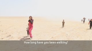 On the road with Yazidis fleeing Islamic State | Channel 4 News