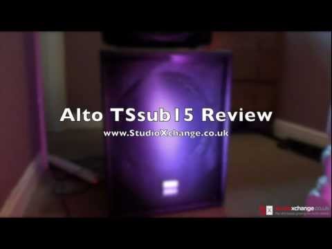Alto TrueSonic TSSub15 First Look & Review from Studio Xchange