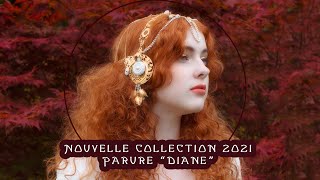 New Collection of Art Nouveau Headdresses: "Diane" Headdress