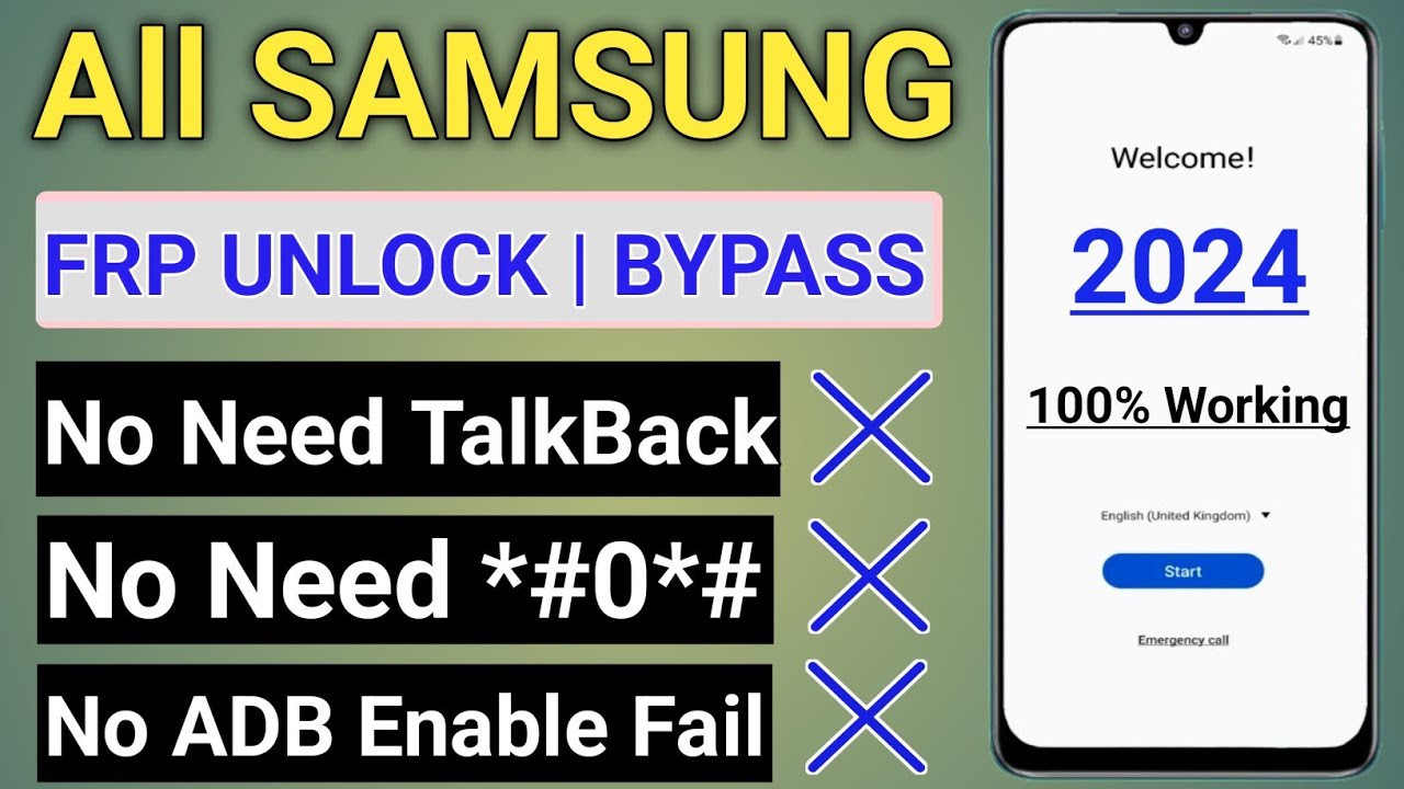 New Method – All Samsung Frp Bypass 2024 Android New Method – All Samsung Frp Bypass 2024 Android