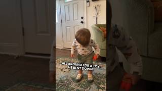 Little Toddler Cant See His Own Toy