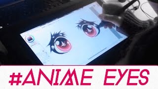 Speed Paint | Anime Eyes (WACOM CINTIQ 13HD)