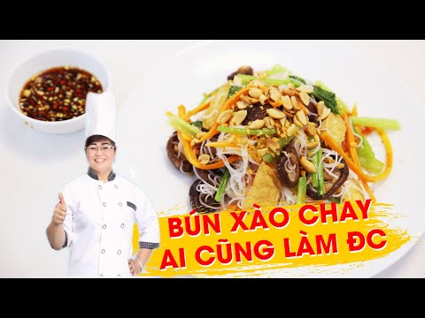 Bún xào chay Món chay ngon lạ miệng dễ làm | Nấu Ăn Ngon