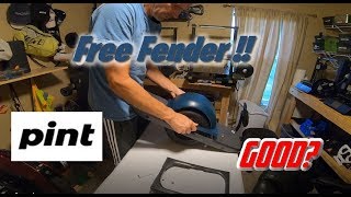 Putting my free fender on my One Wheel Pint !! - Why you get no debris with fender delete