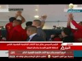 لحظة دخول الرئيس عبدالفتاح السيسي