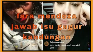 ZARINA ANJOULIE DAKWA FARA MENDOZA GUGUR KAN KANDUNGAN #MulutLahar