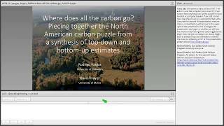 SOCCR2 Webinar 13 Drs. Vargas & Hayes: Where does all the carbon go? Piecing together the...puzzle