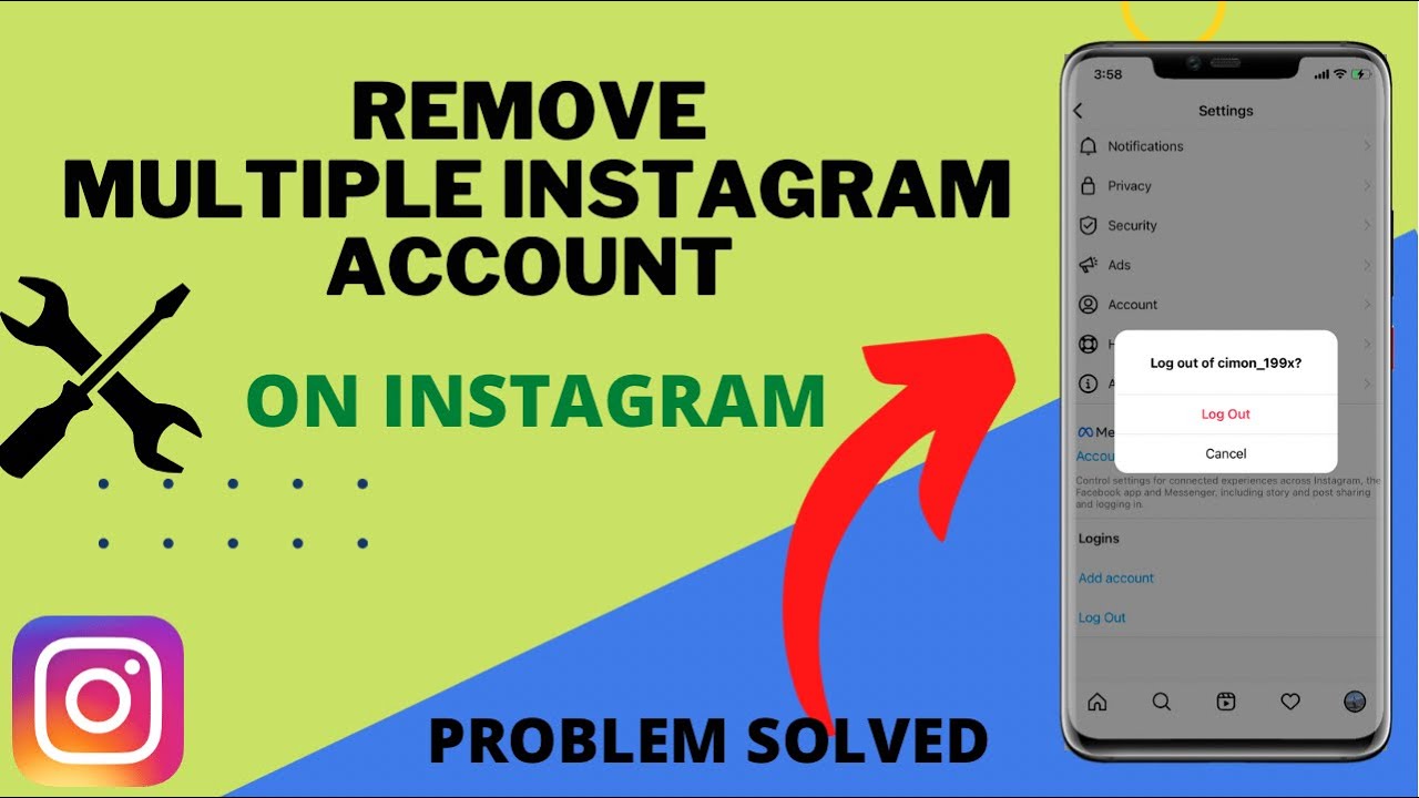 How To Remove Multiple Instagram Account From Any Ios How To Remove Multiple Instagram Account From Any Ios