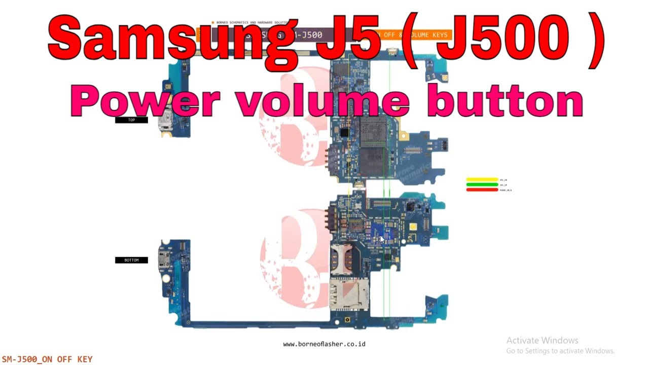 Samsung J5 ( J500 ) Power volume button jumper solution Samsung J5 ( J500 ) Power volume button jumper solution