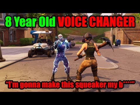I Pretended To Be 8 YRS OLD In Playground Then DESTROYED BULLY - Fortnite Voice Changer