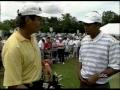 Tiger Woods On ABC actually doing the Ball Trick