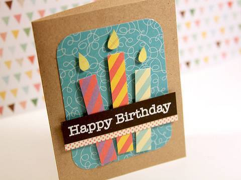 Tags: arts crafts happy birthday card cards handmade papercrafts patterned 