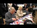 Prince Charles and Camilla tuck into a Big Jubilee Lunch in Piccadilly