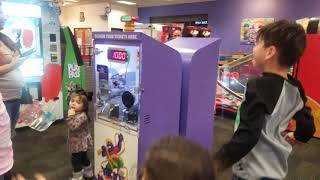 Winning 1000 Tickets At Chuck E Cheese For Sofias Birthday