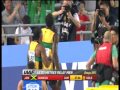 4 x 100m Relay world record 37.04s + Michael Johnson reaction