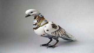 Russian Artist Forms Steampunk Animals Using Old Car Parts, Watches And Electronics