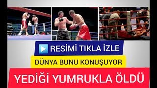 Boks Maçinda Raki̇bi̇ni̇ Böyle Öldürdü