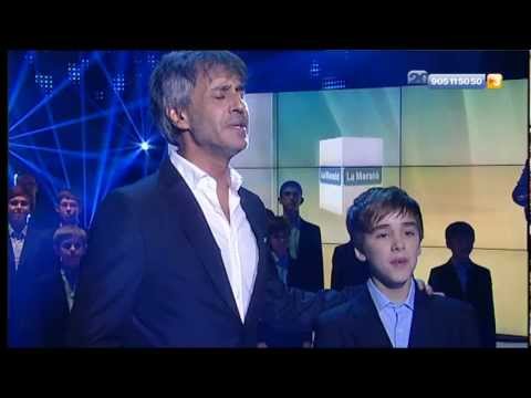 Sergio Dalma i l'Escolania de Montserrat a la Marató de TV3 2011 - "Em dónes força"