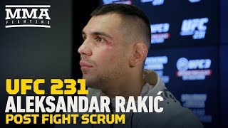 UFC 231: Aleksandar Rakic Addresses Controversial Officiating: 'Where Is The Referee?'